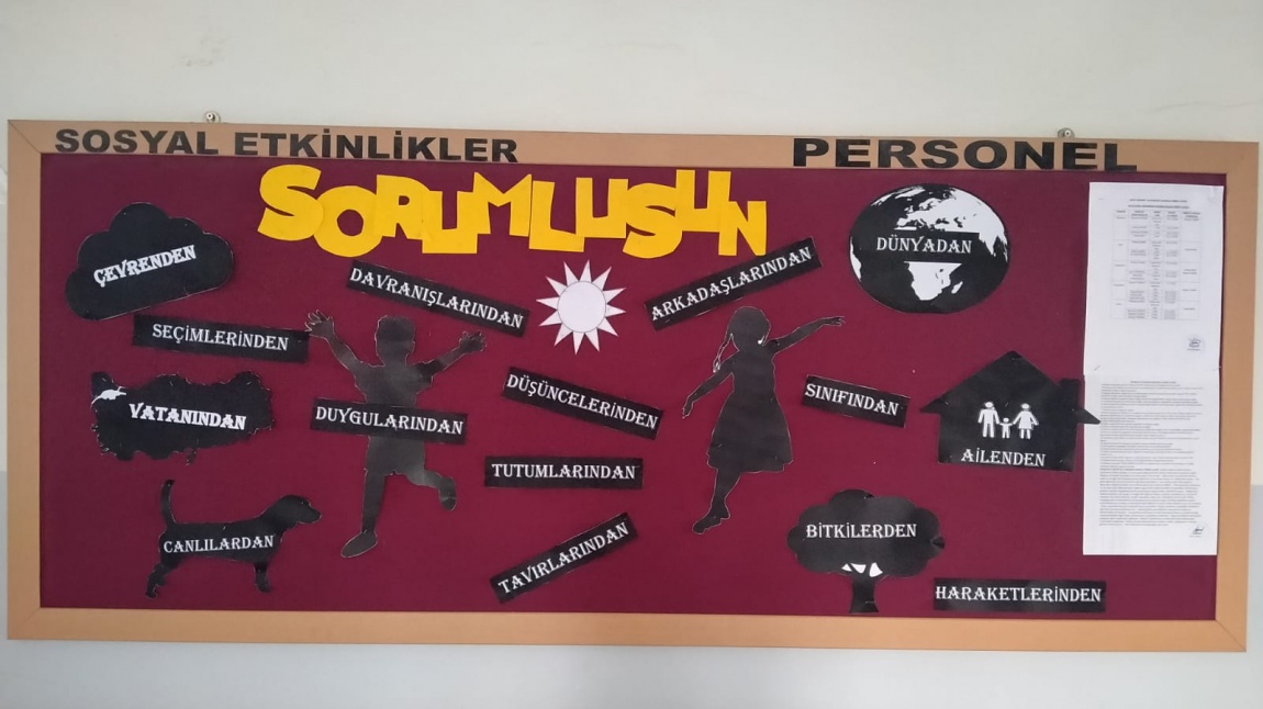 KASIM AYI DEĞERİ: SORUMLULUK